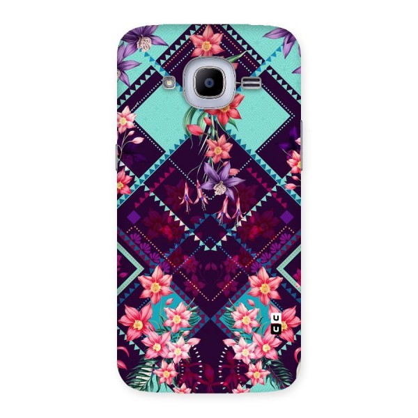 Floral Diamonds Back Case for Samsung Galaxy J2 2016